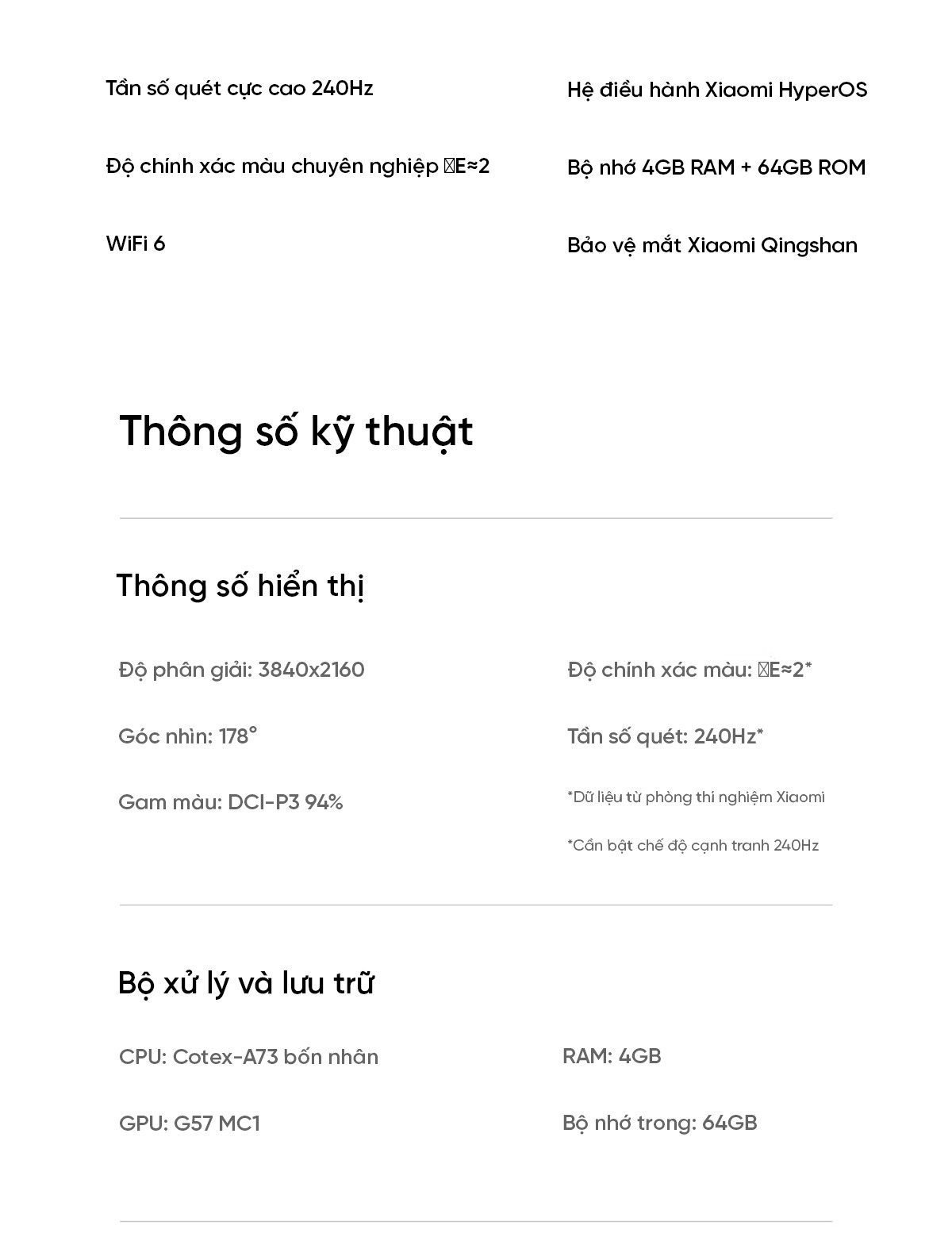 Tivi Xiaomi Redmi X 85 Inch 2025 - Tần Số Quét 240Hz -Ram 4GB/64GB