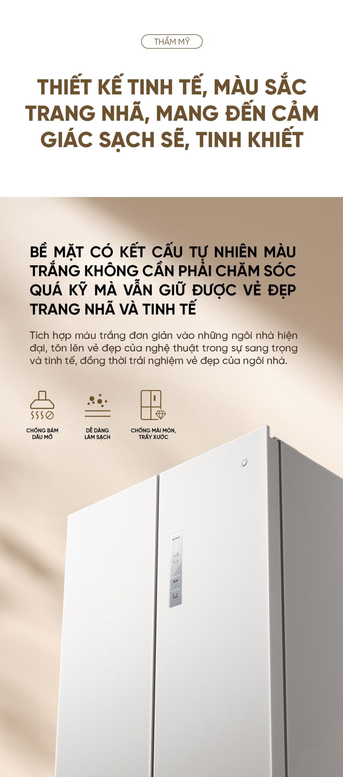 Tủ lạnh Xiaomi Mijia 439L, 4 cửa, thiết kế mỏng, tiết kiệm điện