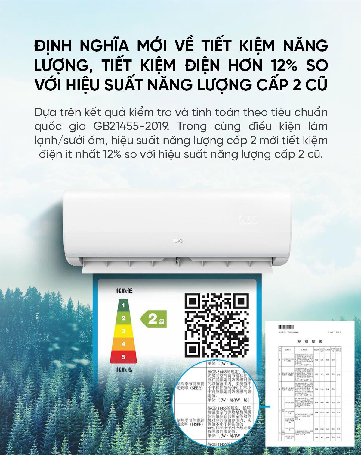 Điều hòa 2 chiều thông minh Xiaomi Vino 3HP tiết kiệm điện KFR-70GW/V31AA2-N2